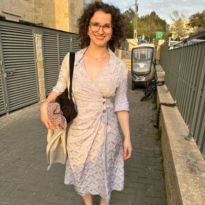 Ganni wrap dress